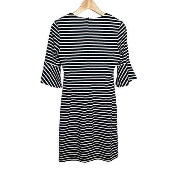 Banana Republic Knit Striped Shift Dress Sz 6P - Picture 4 of 8